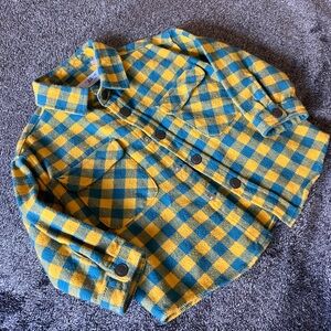 Zara plaid toddler coat